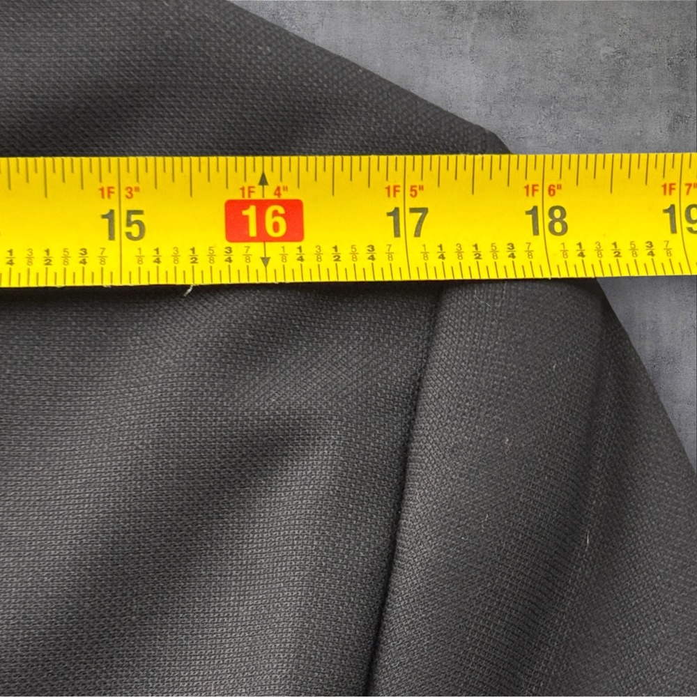 Tommy Hilfiger Mens Black Wool Blend Two Button Blazer Sport Coat 38R 78E5365 - Picture 16 of 16